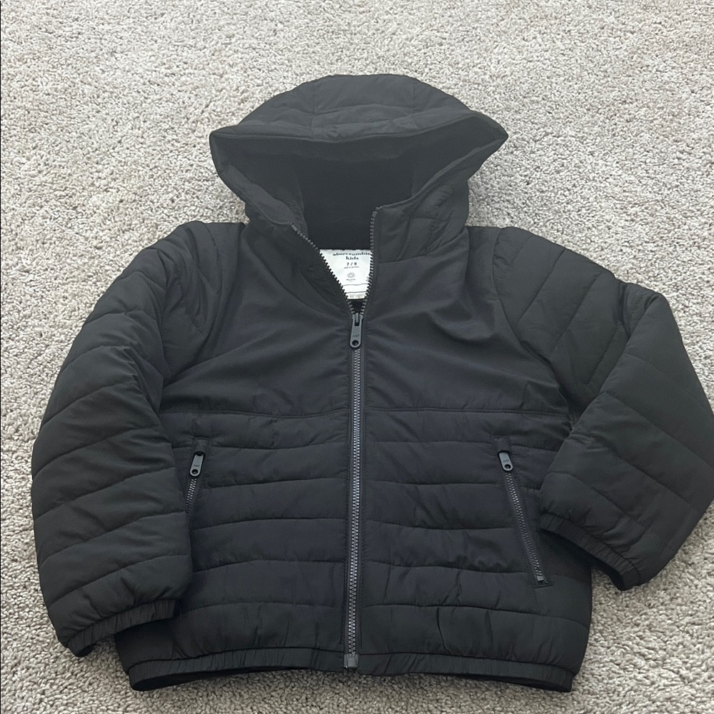 Abercrombie Kids Black Puffer Jacket